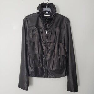 NWOT Diane von Furstenberg Leather Jacket